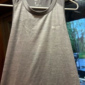 Nike Gray Dri-FIT Tank Top
